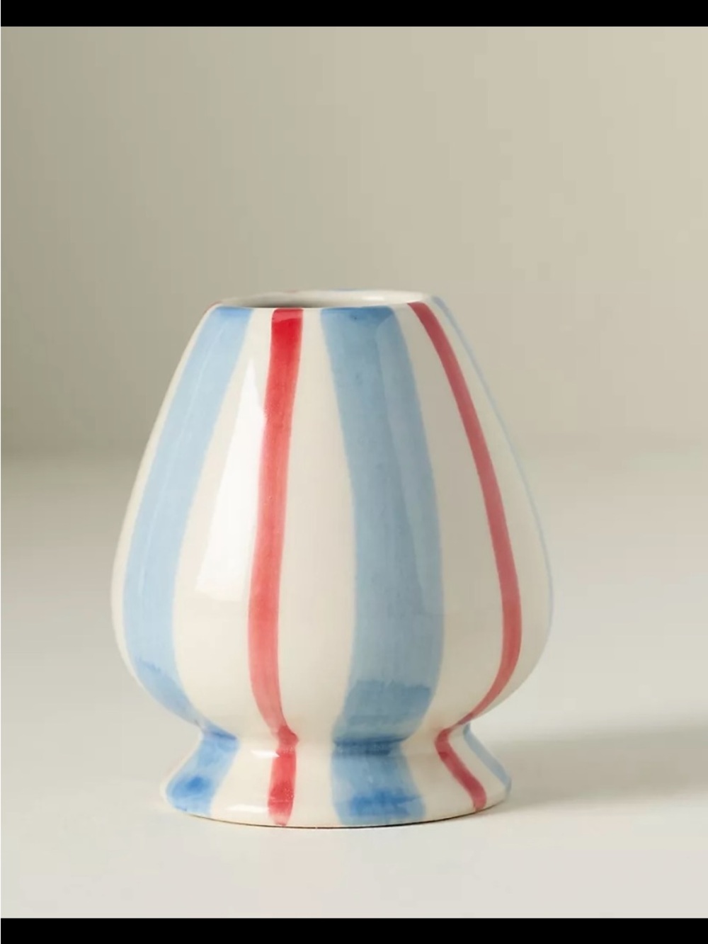 Anthropologie Daily Stripe Matcha Whisk Holder